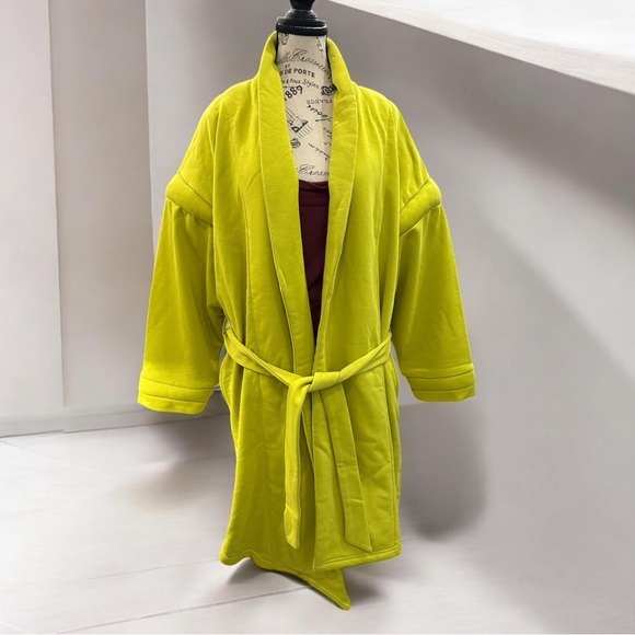 TEREA Alaina Wrap French Terry Jacket NWT - Picture 2 of 13